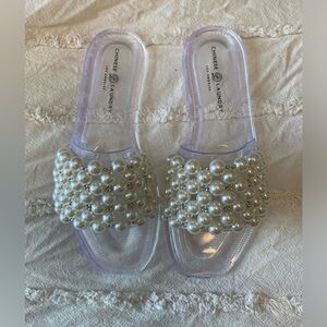 Pearl Sandals Chinese Laundry Los Angeles Size 7